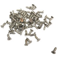 Nikel 1000 Adet Klips Vidası 2,2x6,5 mm YHB - Konik Başlı Kutu, Sandık, Ayak, Askı,  Mini Vida
