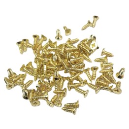 Sarı 1000 Adet Klips Vidası 2,2x6,5 mm YHB - Konik Başlı Kutu, Sandık, Ayak, Askı,  Mini Vida