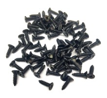 Siyah 1000 Adet Klips Vidası 2,2x6,5 mm YHB - Konik Başlı Kutu, Sandık, Ayak, Askı,  Mini Vida