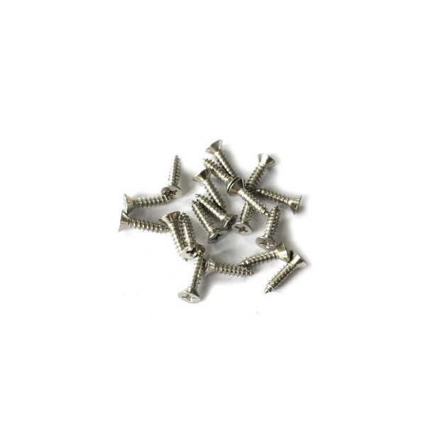 toptan-xml-dropshipping-Nikel 1000 Adet Klips Vidası 2,2x7,5 mm YHB - Konik Başlı Kutu, Sandık, Ayak, Askı,  Mini Vida