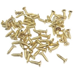 Sarı 1000 Adet Klips Vidası 2,2x7,5 mm YHB - Konik Başlı Kutu, Sandık, Ayak, Askı,  Mini Vida