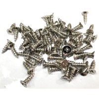 Nikel 1000 Adet Klips Vidası 2,3x7,5 mm YHB, İthal - Konik Başlı Kutu Ayak, Askı,  Mini Vida