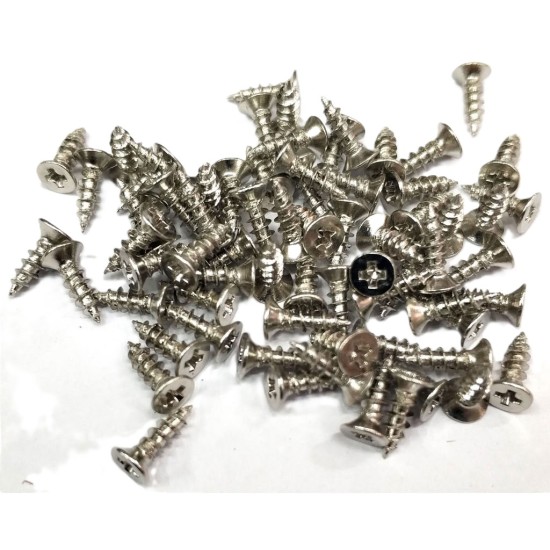 toptan-xml-dropshipping-Nikel 1000 Adet Klips Vidası 2,3x7,5 mm YHB, İthal - Konik Başlı Kutu Ayak, Askı,  Mini Vida