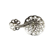 Nikel 50 Adet Zamak Çengel Kilit 56x33 mm - Yuvarlak, Karşılıklı Mobilya, Dolap, Sandık, Kutu, Kapak Çengel Kilidi