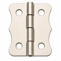 Nikel 100 Adet Papatya Menteşe Düz 30x23 mm - Dekoratif Çerçeve Fener Kutu Menteşesi