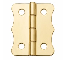 Sarı 100 Adet Papatya Menteşe Düz 40x30 mm - Dekoratif Çerçeve Fener Sandık Kutu Menteşesi