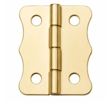 Sarı 100 Adet Papatya Menteşe Düz 40x30 mm - Dekoratif Çerçeve Fener Sandık Kutu Menteşesi