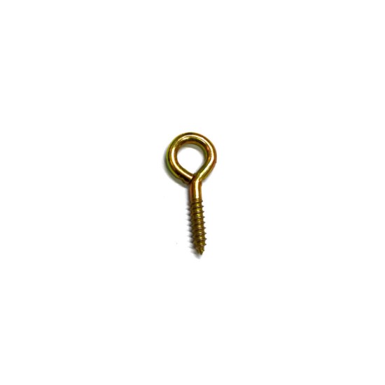 toptan-xml-dropshipping-200 Adet Piton 16x30 Kapalı, 10x24 mm, Sarı - Asma ve Sabitleme, Vidalı Çengel Kanca