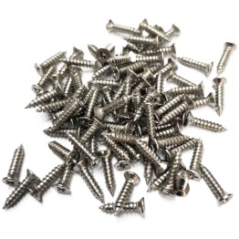 Nikel 1000 Adet Klips Vidası 2,2x9,5 mm YHB - Konik Başlı Kutu, Sandık, Ayak, Askı,  Mini Vida