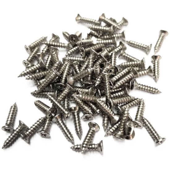 toptan-xml-dropshipping-Nikel 1000 Adet Klips Vidası 2,2x9,5 mm YHB - Konik Başlı Kutu, Sandık, Ayak, Askı,  Mini Vida