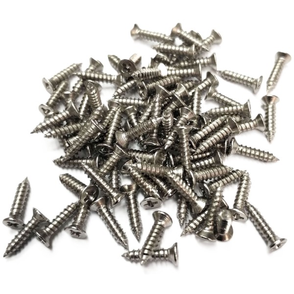 toptan-xml-dropshipping-Nikel 1000 Adet Klips Vidası 2,2x9,5 mm YHB - Konik Başlı Kutu, Sandık, Ayak, Askı,  Mini Vida