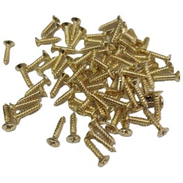Sarı 1000 Adet Klips Vidası 2,2x9,5 mm YHB - Konik Başlı Kutu, Sandık, Ayak, Askı,  Mini Vida