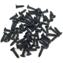 Siyah 1000 Adet Klips Vidası 2,2x9,5 mm YHB - Konik Başlı Kutu, Sandık, Ayak, Askı,  Mini Vida