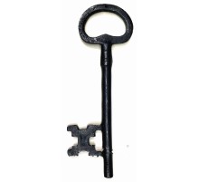 Bilge Anahtar Biblo, 210x66 mm - Büyük Boy, Retro, Vintage, Antika Stil Süs Dekor Aksesuar Anahtarı
