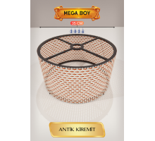 Antik Kiremit Lambader Başlığı 35 CM Mega Boy