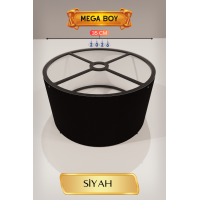 Siyah Lambader Başlığı 35 CM Mega Boy