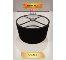 Siyah Lambader Başlığı 35 CM Mega Boy