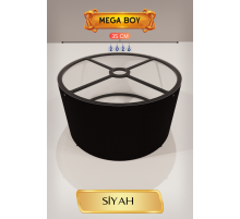 Siyah Lambader Başlığı 35 CM Mega Boy