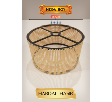 Hardal Hasır Lambader Başlığı 35 CM Mega Boy