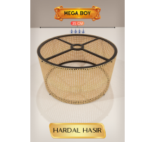 Hardal Hasır Lambader Başlığı 35 CM Mega Boy