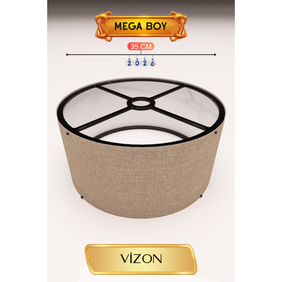 Vizon Lambader Başlığı 35 CM Mega Boy