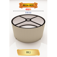 Bej Lambader Başlığı 35 CM Mega Boy