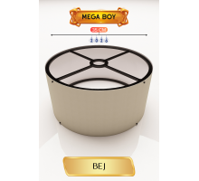 Bej Lambader Başlığı 35 CM Mega Boy