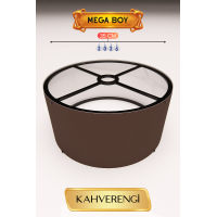 Kahverengi Lambader Başlığı 35 CM Mega Boy