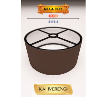 Kahverengi Lambader Başlığı 35 CM Mega Boy