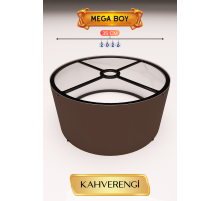 Kahverengi Lambader Başlığı 35 CM Mega Boy