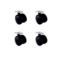 Küçük Plastik Tablalı Teker - 40 MM  HKS101 - 4 Adet