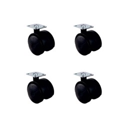 Küçük Plastik Tablalı Teker - 40 MM  HKS101 - 4 Adet