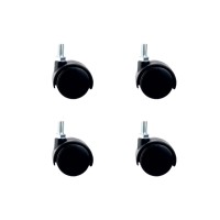 Küçük Plastik Vidalı Teker - 40 MM  HKS102 - 4 Adet
