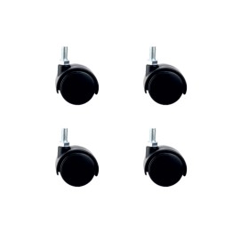 Küçük Plastik Vidalı Teker - 40 MM  HKS102 - 4 Adet