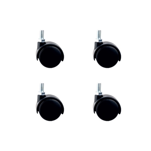 toptan-xml-dropshipping-Küçük Plastik Vidalı Teker - 40 MM  HKS102 - 4 Adet