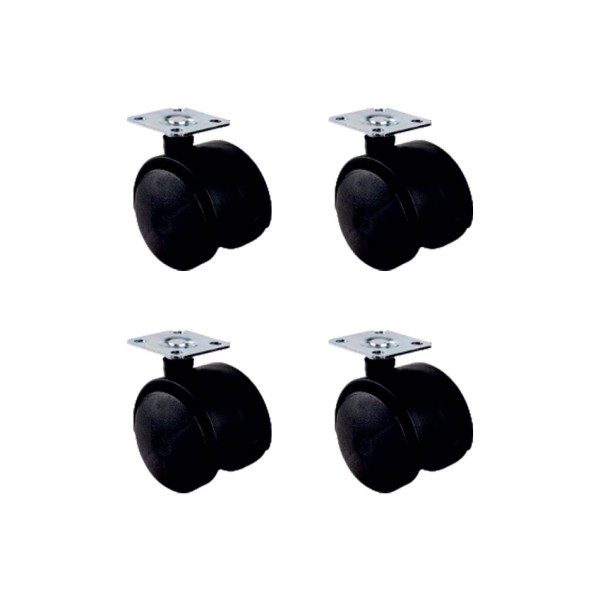 toptan-xml-dropshipping-Büyük Plastik Tablalı Teker - 50MM HKS126 - 4 Adet