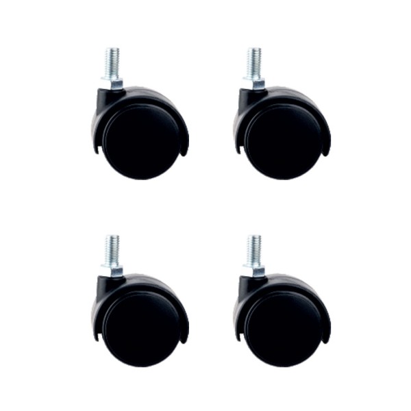 toptan-xml-dropshipping-Büyük Plastik Vidalı Teker - 50MM HKS127 - 4 Adet