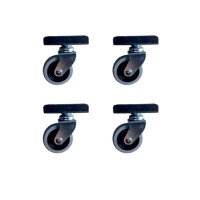 Furç Uzun-Sunta Bilyalı Teker - 20x50 - Gri - 18MM HKS184 - 4 Adet