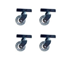 Furç Uzun-Sunta Bilyalı Teker - 20x50 - Şeffaf - 18MM HKS189 - 4 Adet