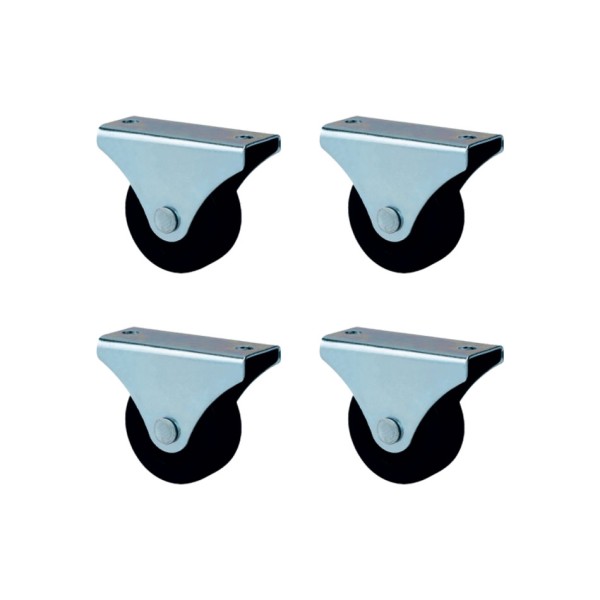 toptan-xml-dropshipping-Furç Sabit Teker - 50MM - Siyah HKS230 - 4 Adet
