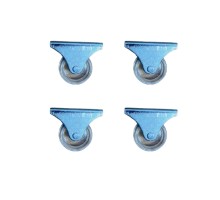 Furç Sabit Teker - 32MM - Şeffaf HKS236 - 4 Adet