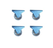 Furç Sabit Teker - 32MM - Şeffaf HKS236 - 4 Adet