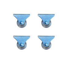 Furç Sabit Teker - 38MM - Şeffaf HKS237 - 4 Adet