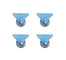 Furç Sabit Teker - 38MM - Şeffaf HKS237 - 4 Adet