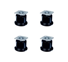 Bekleme Bingo Ayak Tablalı - 50MM - Siyah HKS280 - 4 Adet