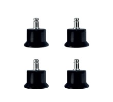 Bekleme Bingo Ayak Geçmeli Pimli - 50MM - Siyah 11MM HKS282 - 4 Adet