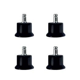 Bekleme Bingo Ayak Geçmeli Pimli - 50MM - Siyah 11MM HKS282 - 4 Adet