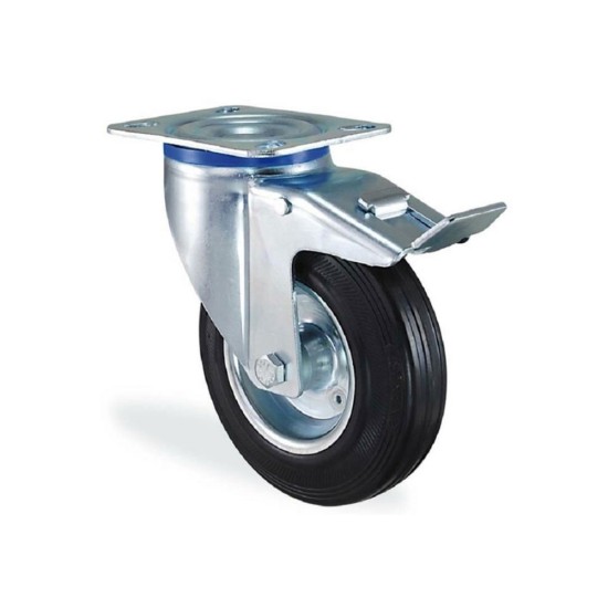 toptan-xml-dropshipping-Döner Tablalı Teker (Frenli) - 80x25 - SLP HKS311 - 1 Adet