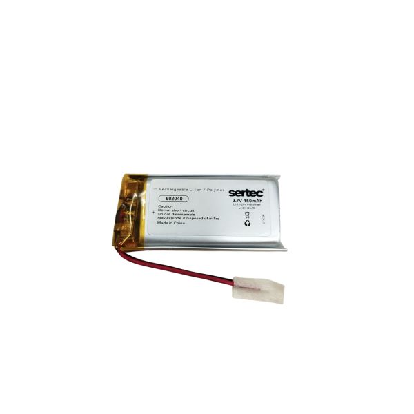 toptan-xml-dropshipping-602040 3.7V 450 mAh Li-Polymer Pil (Devreli/1.5A)