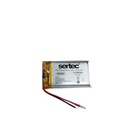 802540 3.7V 800mAh Li-Polymer Pil (Devreli/1.5A)